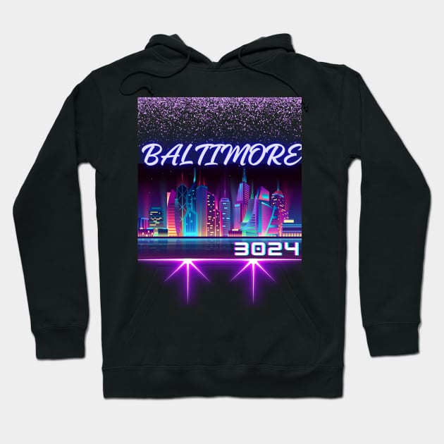 FUTURE BALTIMORE 3024 DESIGN Hoodie by The C.O.B. Store